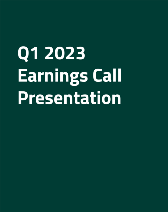 Q1 2023 Earnings Call Presentation