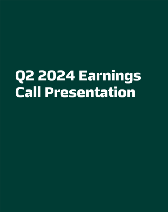 Q2 2024 Earnings Call Presentation